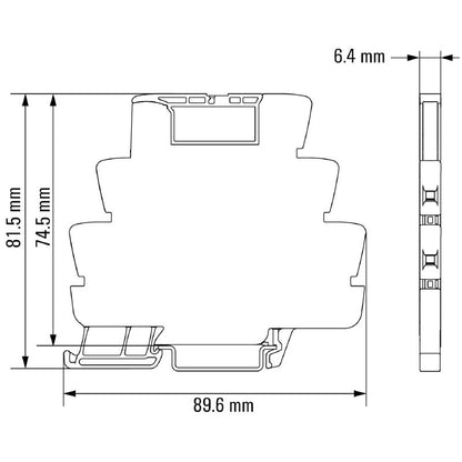 1240780000 - 5 Contact TXS SUPPLY Module, 10A Screw Connection  (Pack of 10)