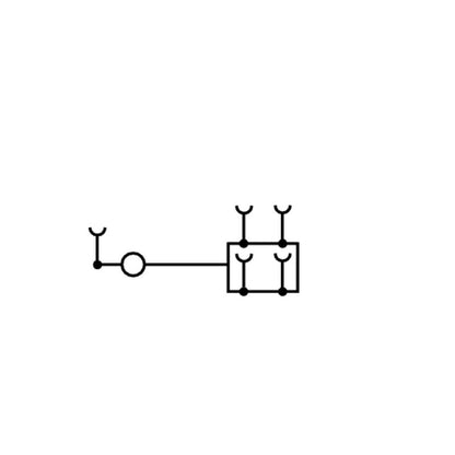 2428910000 - 10 mm² AAP21 Terminal, 250 V, Push-In Connection  (Pack of 20)