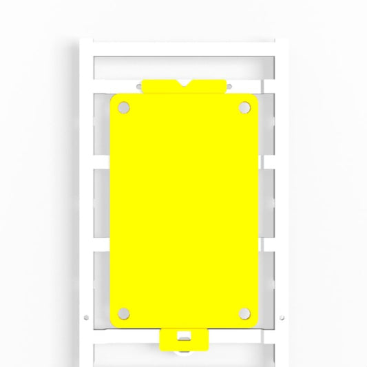 1248490000 - Yellow Clip Card Marker 54x85mm for Industrial Use  (Pack of 10)
