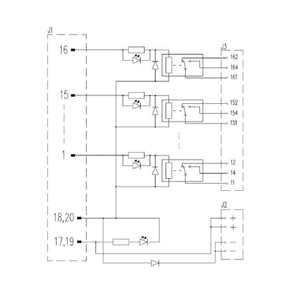 1457300000 - Reliable 24V Relay with 1CO Contact, ROHS & UL Certified