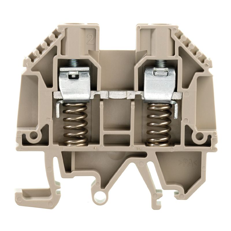 9537470000 - Dark Beige Feed-Through Terminal Block, 6mm², 41A  (Pack of 50)