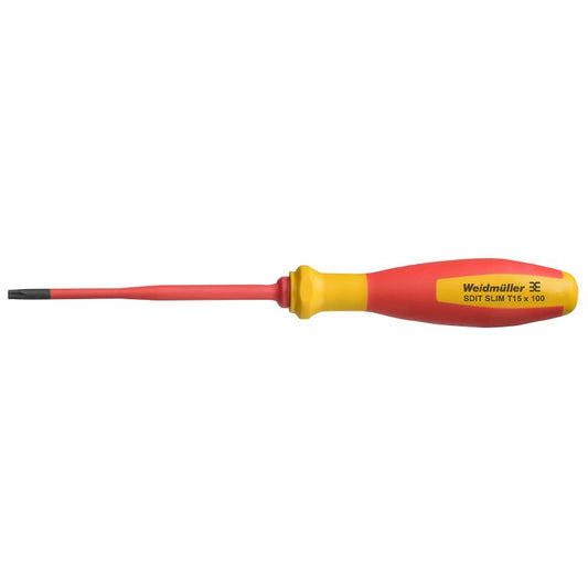 2749710000 - VDE Insulated T15 Torx Screwdriver, 100mm Length