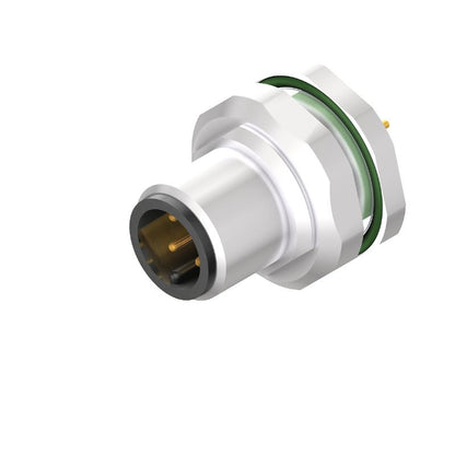 2421770000 - M12 5-Pole Connector with IP67 Rating and M16 Thread  (Pack of 10)