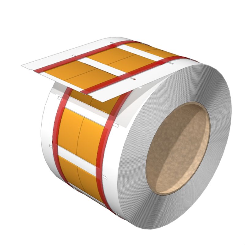 2621690000 - Yellow Polyolefine Cable Markers 9.5-19.1 mm, 800/Roll  (Pack of 800)