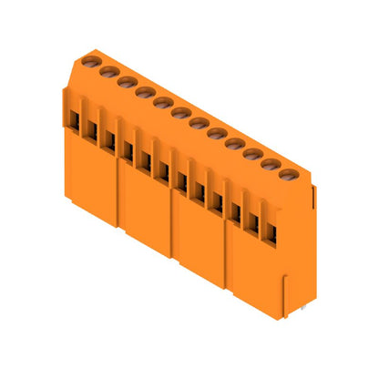 1975350000 - 5mm Pitch Orange Terminal, 12 Poles at 90° Angle  (Pack of 50)