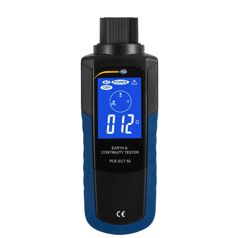 PCE-ECT 50 - Ergonomic PAT Tester with 7m Lead & Multicoloured Display