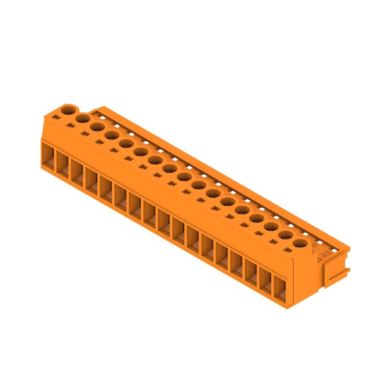 1645150000 - 17-Pole 180° PCB Male Connector with Clamping Yoke  (Pack of 18)