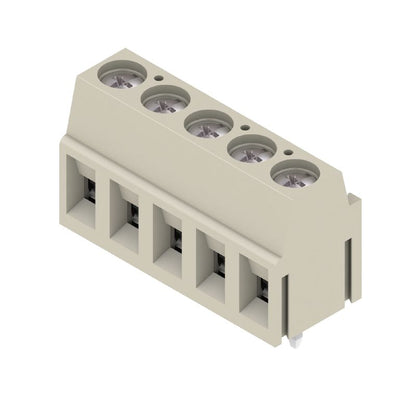 1913160000 - 5-Pole 5mm PCB Terminal for Easy Soldering, Pebble Grey  (Pack of 72)