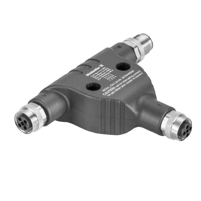 2616440000 - IP67 Rated M12 T-Coded Y Connector for Reliable Connectivity