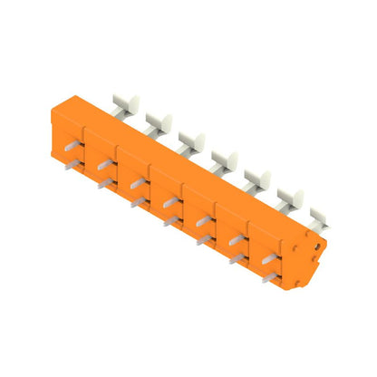 1953980000 - 10mm PCB Terminal with 7 Poles, 135° Orientation, Orange  (Pack of 100)