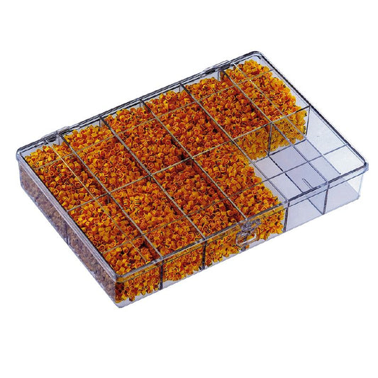 0336000000 - 250x185mm Orange Polystyrene Cable Box, RoHS Compliant