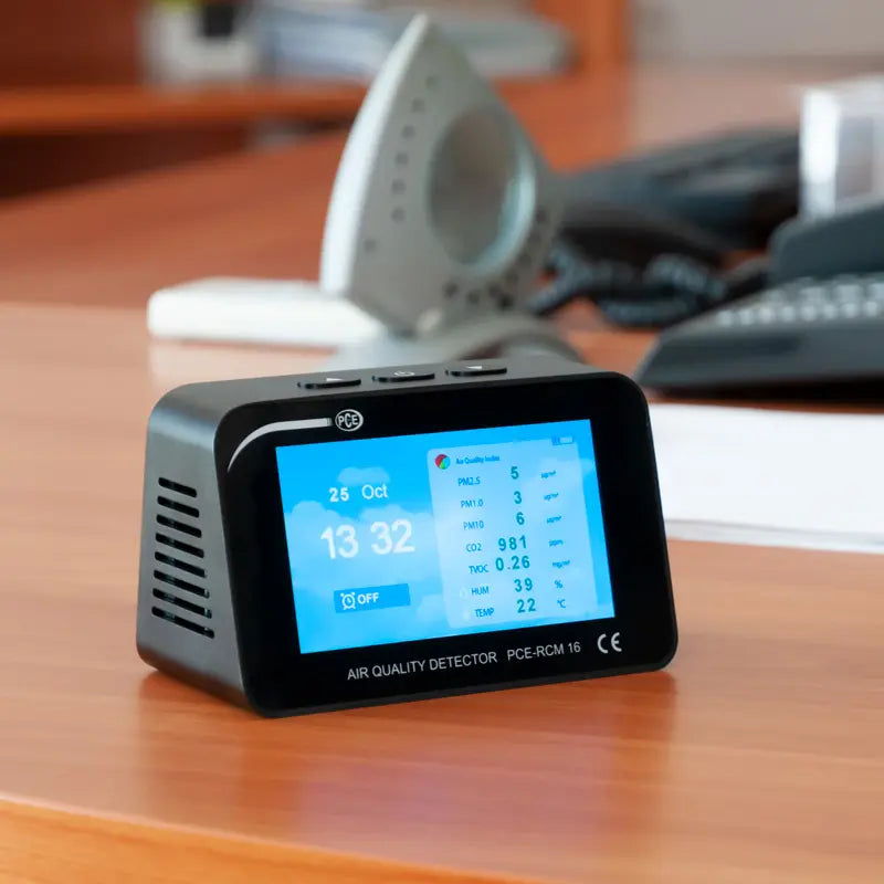PCE-RCM 16 - 4.3" Air Quality Meter with CO2 and Humidity Monitoring
