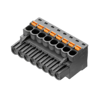 1979330000 - 5mm 8-Pole Female PCB Connector, 90° Angle, Push-In Design  (Pack of 42)
