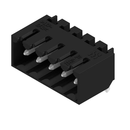 1841660000 - 5-Pole PCB Male Header Connector, 3.2mm Pins, 15A Capacity  (Pack of 50)