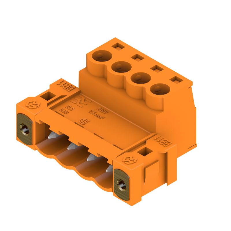 1846380000 - 5.08mm Male PCB Connector, 4 Poles, 180° Angle  (Pack of 60)