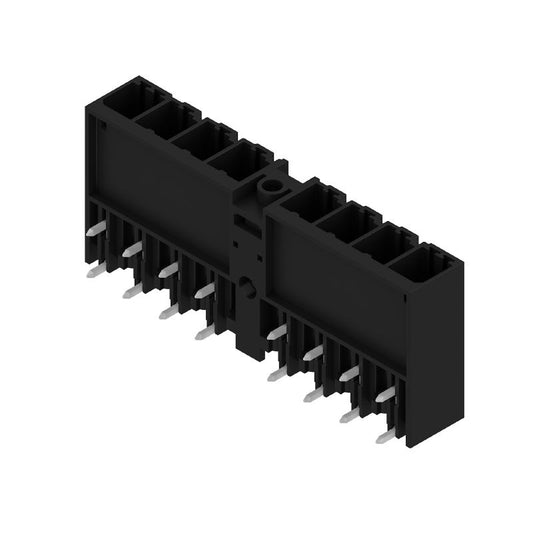 2474130000 - 7.62mm Pitch Black 8-Pole PCB Connector with THT Solder  (Pack of 24)
