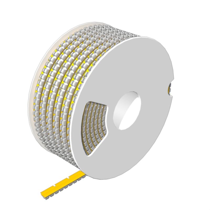 2719190000 - Yellow SlimFix Markers for 2.5-3.3mm Conductors, 900 pcs  (Pack of 900)