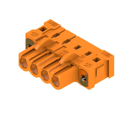 1843770000 - 5.08mm Female Header PCB Connector with 4 Poles, 90° Angle  (Pack of 60)