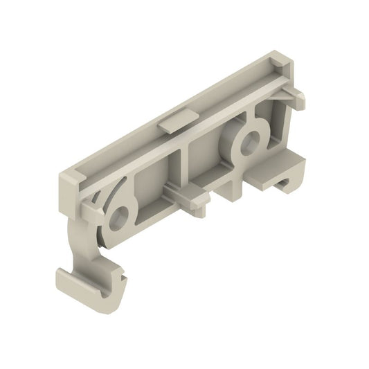 8143910000 - Pebble Grey DIN Mount End Plate, 8mm x 45mm x 22.8mm  (Pack of 20)