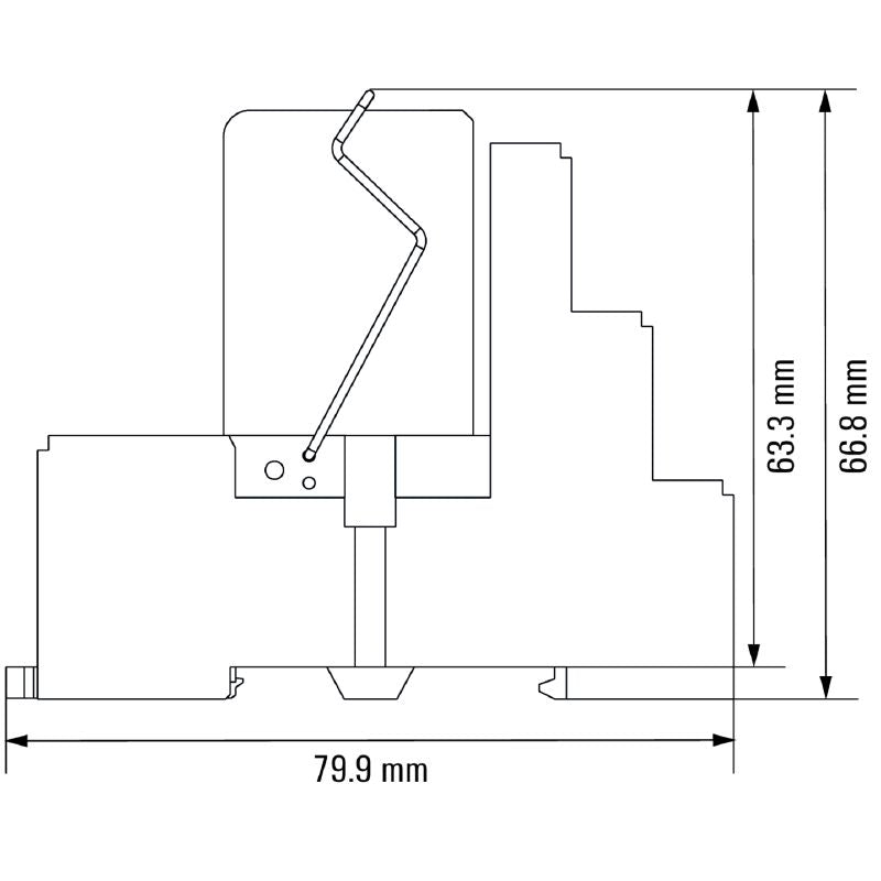 1542390000 - 230V AC Relay Module with Dual Contacts  (Pack of 10)
