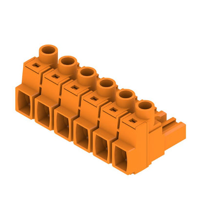 1980520000 - 7.62mm 6-Pole Female PCB Connector at 180° Orientation  (Pack of 50)