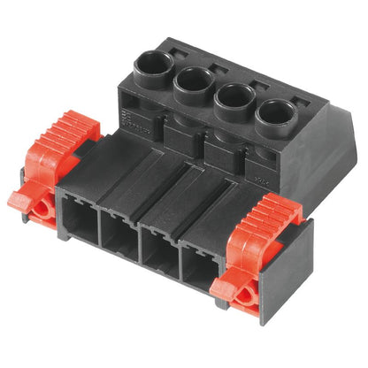 1950900000 - 7.62mm PCB Connector, 4-Pole with 180° Angle  (Pack of 100)