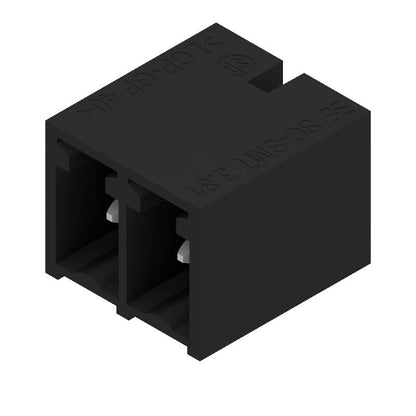 1863140000 - 3.81mm PCB Male Header Connector, 2 Poles, Black  (Pack of 400)