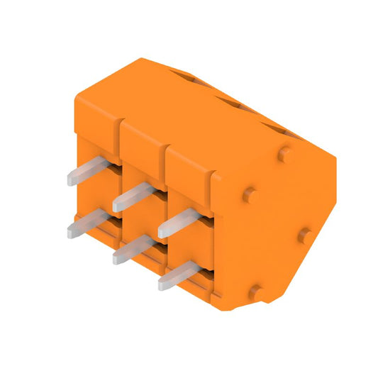 1913820000 - 5.00 mm PCB Terminals, 3 Poles at 135°, Tension-Clamp  (Pack of 100)