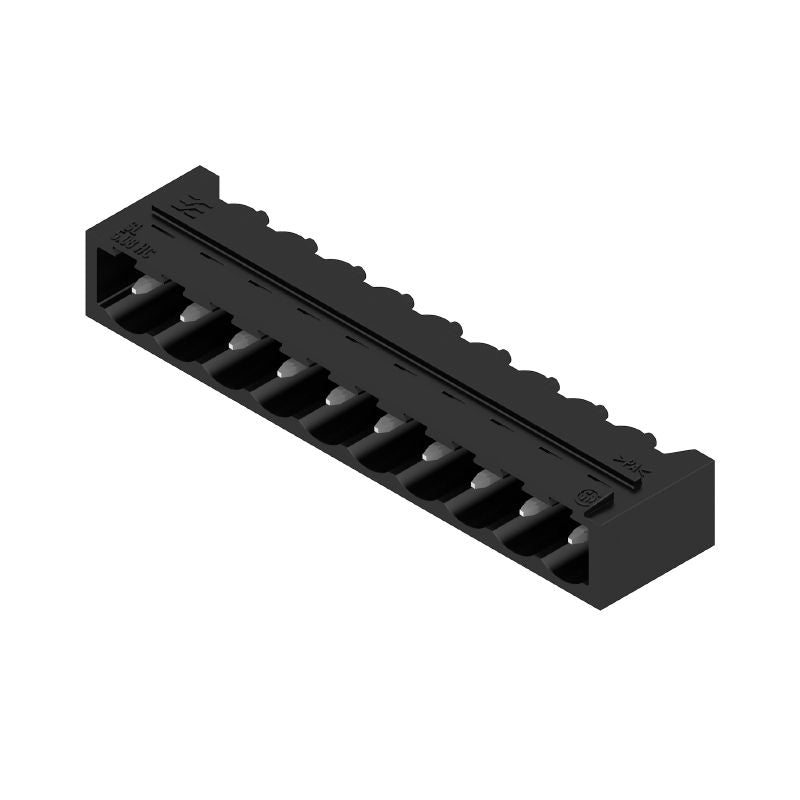 1155410000 - 5.08mm Male PCB Connector, 10 Poles, THT Solder, Black  (Pack of 50)
