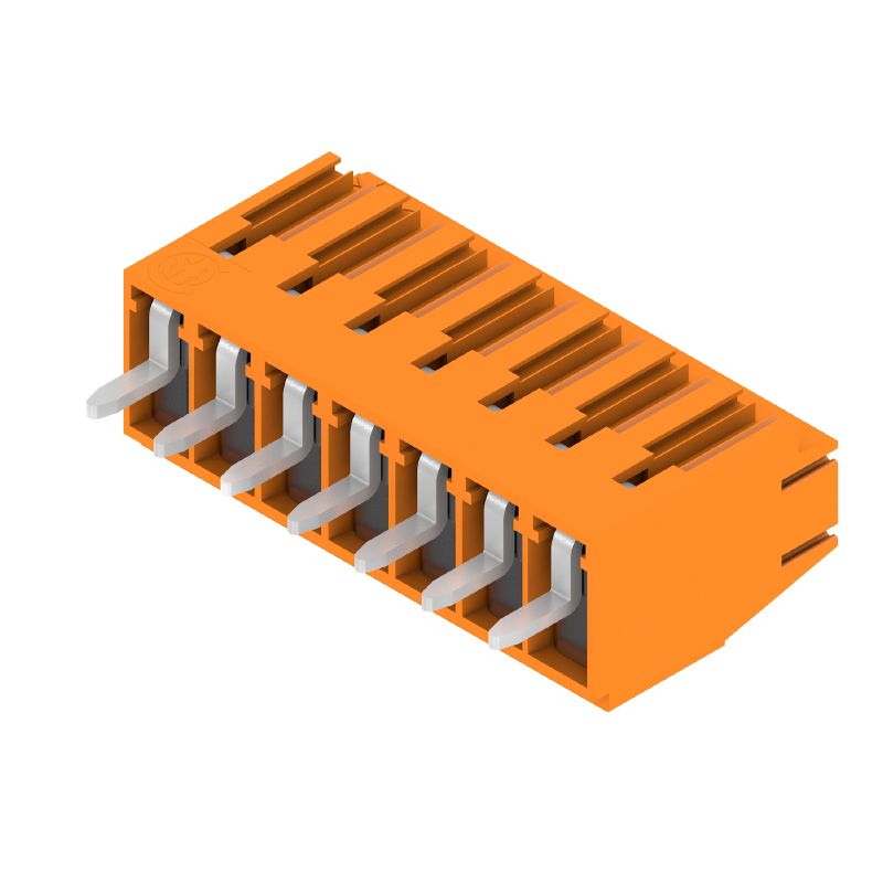 1845060000 - 3.50mm 7-Pole Terminal PCB with Tinned Pins and Orange Finish  (Pack of 72)