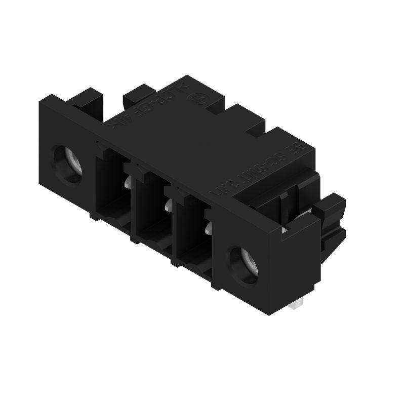 1863680000 - 3-Pole 3.81mm PCB Connector with Elbow, Tinned Pins  (Pack of 50)