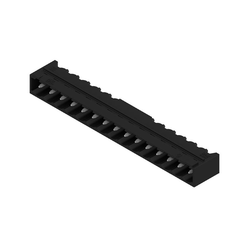 1775132001 - 5.08mm Male PCB Connector, 15 Poles, 90° Angled Pins  (Pack of 50)