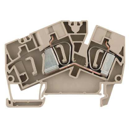 1771380000 - Dark Beige 6mm² Terminal, 49.5mm Depth, Tension-Clamp Connection  (Pack of 50)