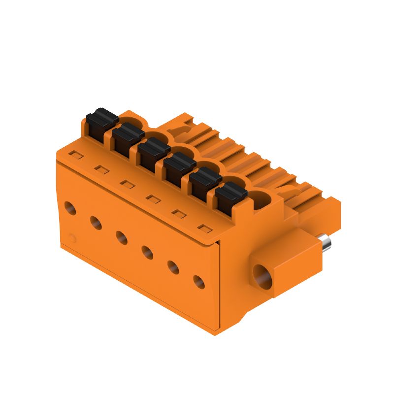 1002130000 - 6-Pole Female PCB Connector, 5.08mm Pitch, 90° Angle  (Pack of 42)