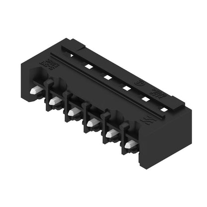 1796670000 - Male 6-Pole PCB Connector, 5.00mm Pitch, THT Solder, Black  (Pack of 50)