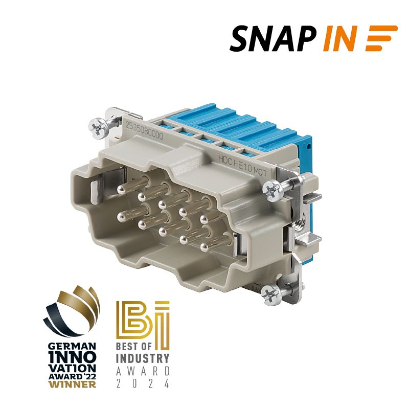 2535080000 - 10-Pole Connector, 34 mm Wide, 500V, 16A Capacity