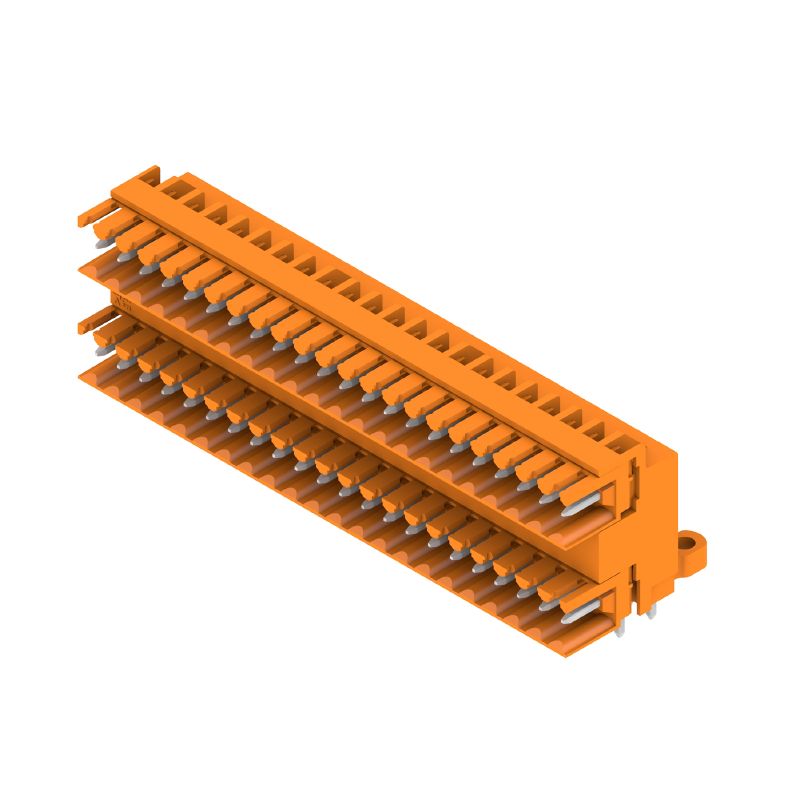 1633550000 - 3.50mm 44-Pole Orange PCB Connector, THT Solder, UL Certified  (Pack of 10)