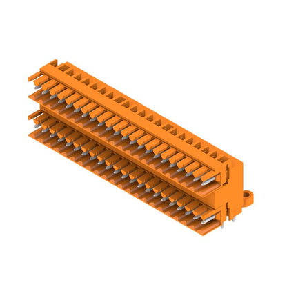 1633550000 - 3.50mm 44-Pole Orange PCB Connector, THT Solder, UL Certified  (Pack of 10)