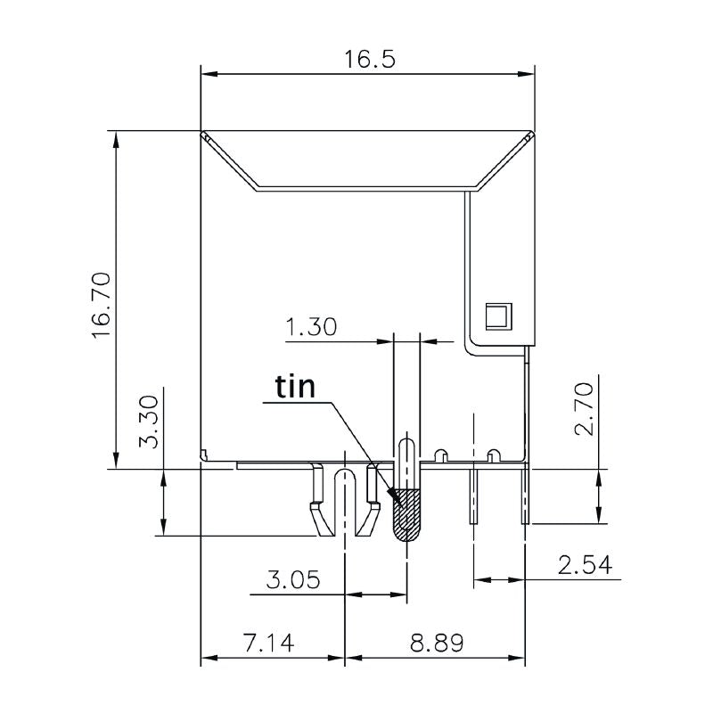 1433910000 - Cat. 6 8-Pole Modular Jack PCB Connector 90° THT  (Pack of 160)