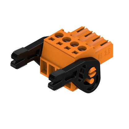 1687670000 - 3.50mm Female PCB Connector with 4 Poles, 180° Clamping  (Pack of 84)