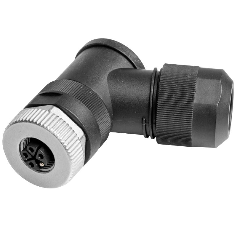 2812420000 - M12 K-Coded Field Attachable Connector, 8-13mm, IP67