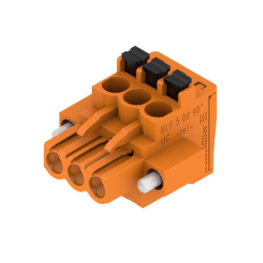1980650000 - 3-Pole 5.00mm PCB Connector at 90° Angle  (Pack of 72)
