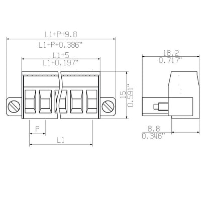 2644720000 - 5mm Pitch UL Certified Signal Connector, 22A Capacity  (Pack of 180)