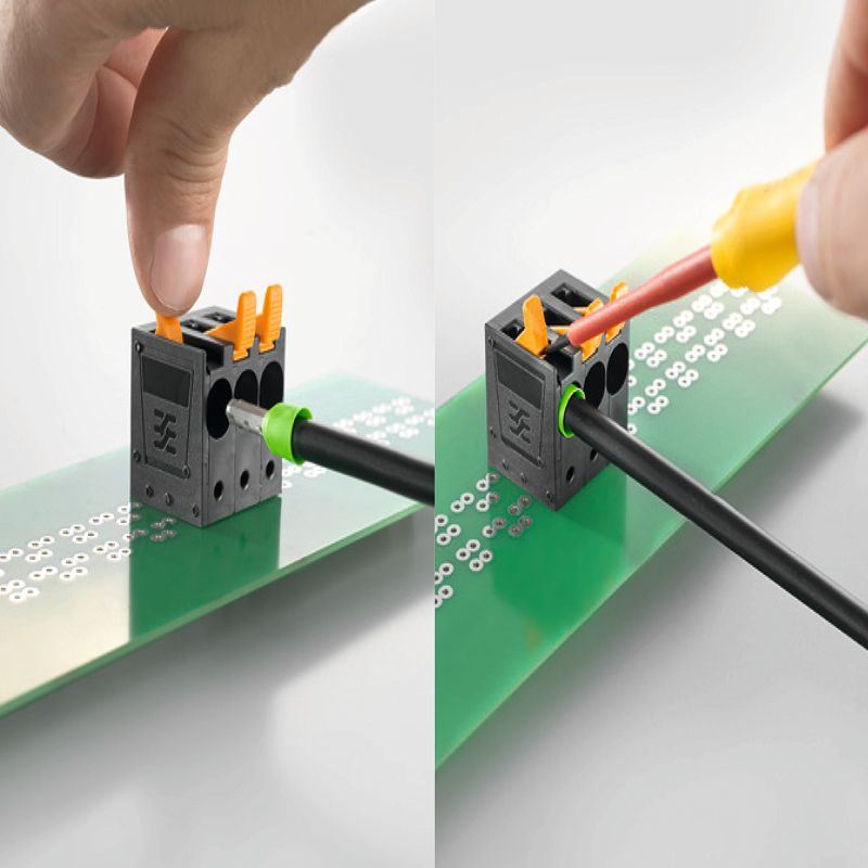 2978460000 - 10mm Blue PCB Terminal, 180° Connection, 5mm Solder Pin  (Pack of 50)