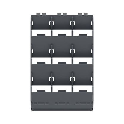 1455770000 - Graphite Grey OMNIMATE Side Element 67mm Wide, 3 Connection Levels  (Pack of 8)