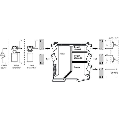 7760054115 - DC Isolating Amplifier with Four-Way Isolation