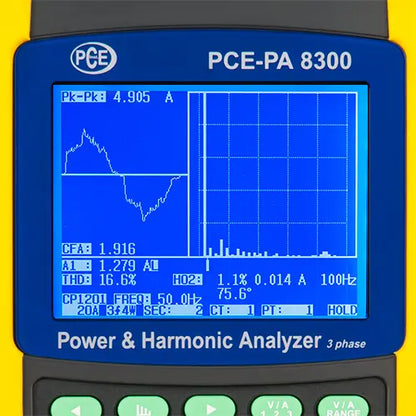 PCE-PA 8300-1 - 1200A Clamp Meter with SD Card & LCD Display