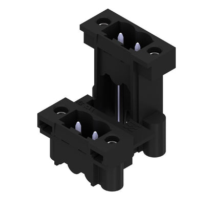 1828890000 - 5.08mm Male PCB Connector, 4-Pole Flange Mount, Black  (Pack of 52)