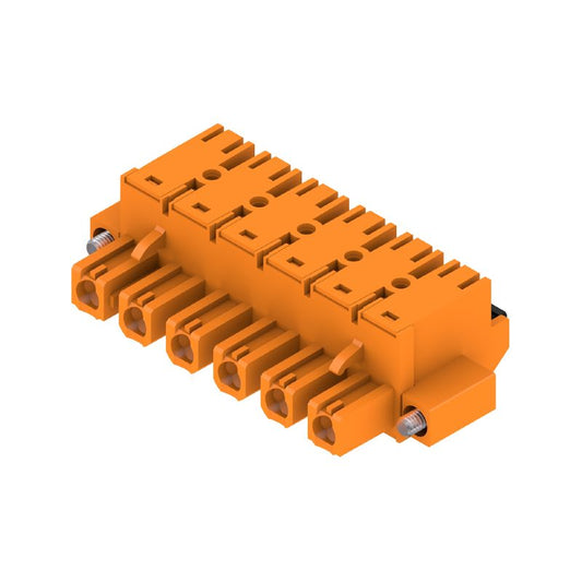 1230260000 - 7.62mm Female PCB Connector with 180° Angle Connection  (Pack of 30)