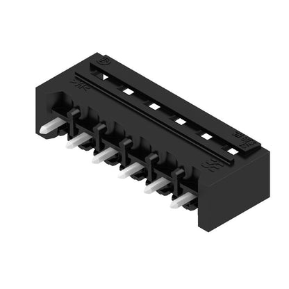 1148770000 - 6-Pole 5.08mm THT Male Header Connector, Black Finish  (Pack of 50)